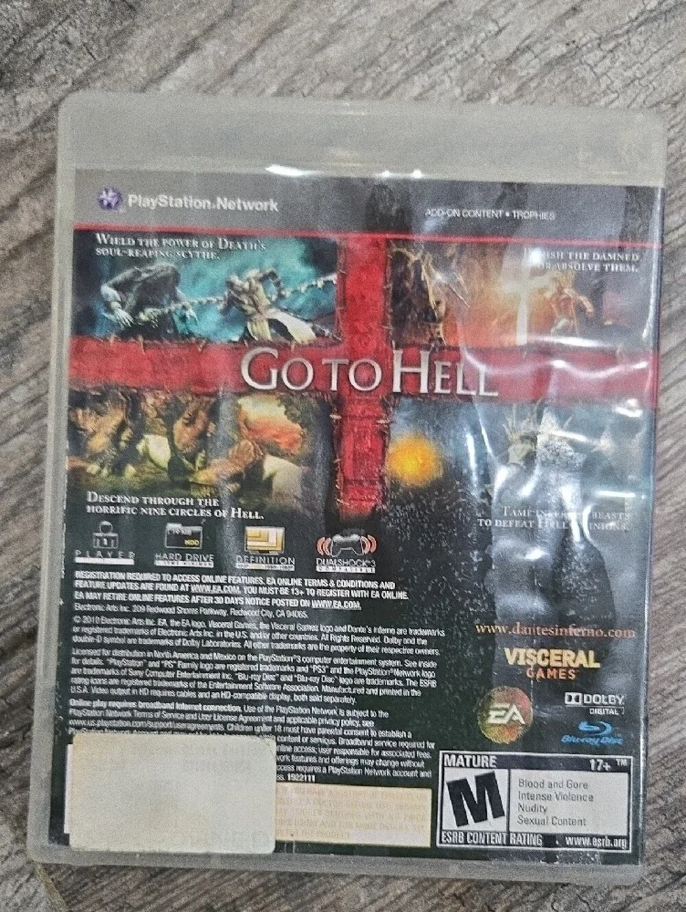 Dante's Inferno Divine Edition (PS3, 2010)